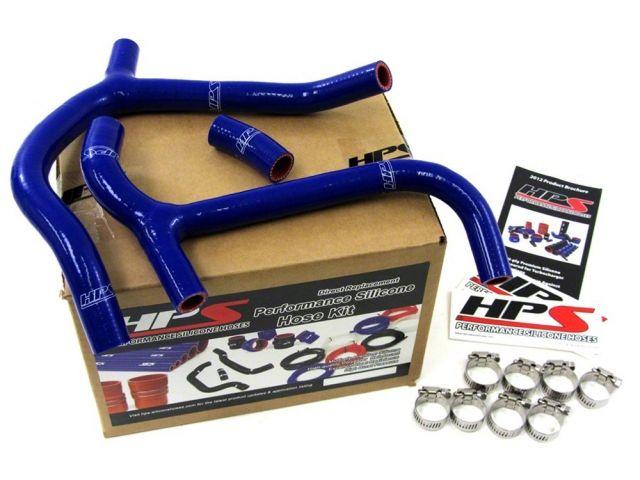 HPS Blue Reinforced Silicone Radiator Hose Kit Coolant Honda 09-12 CRF450R