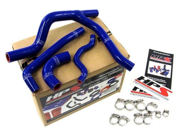 HPS Blue Reinforced Silicone Radiator Hose Kit Coolant Kawasaki 06-08 KX250F
