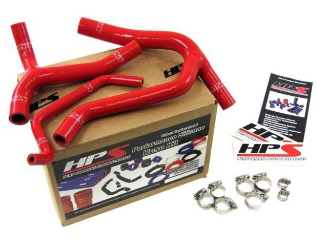 HPS Red Reinforced Silicone Radiator Hose Kit Coolant Kawasaki 06-08 KX450F