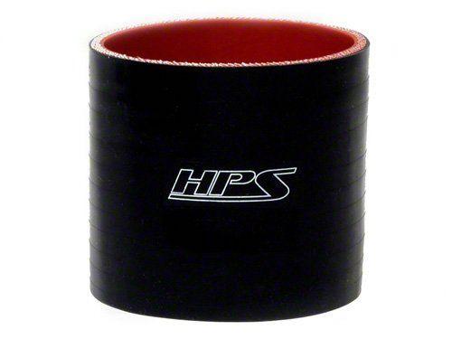 HPS 1-1/2" ID, 3" Length, Silicone Straight Coupler Hose, High Temp 4-ply Reinforced, 38mm ID, Black