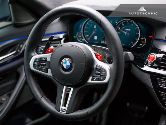 AutoTecknic Replacement Carbon Steering Wheel Top Cover - F97 X3M | F98 X4M