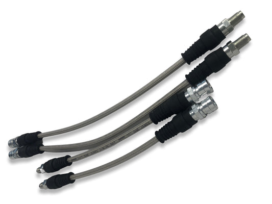 PMB Performance DirectFit Stainless Steel Brake Lines - Set of 4 - 1960-65 Porsche 356B and C