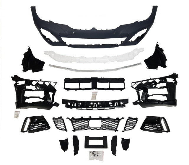 2019-2022 PRE-LCI BMW G20 M340i Style Front Bumper W/ 4PDC holes