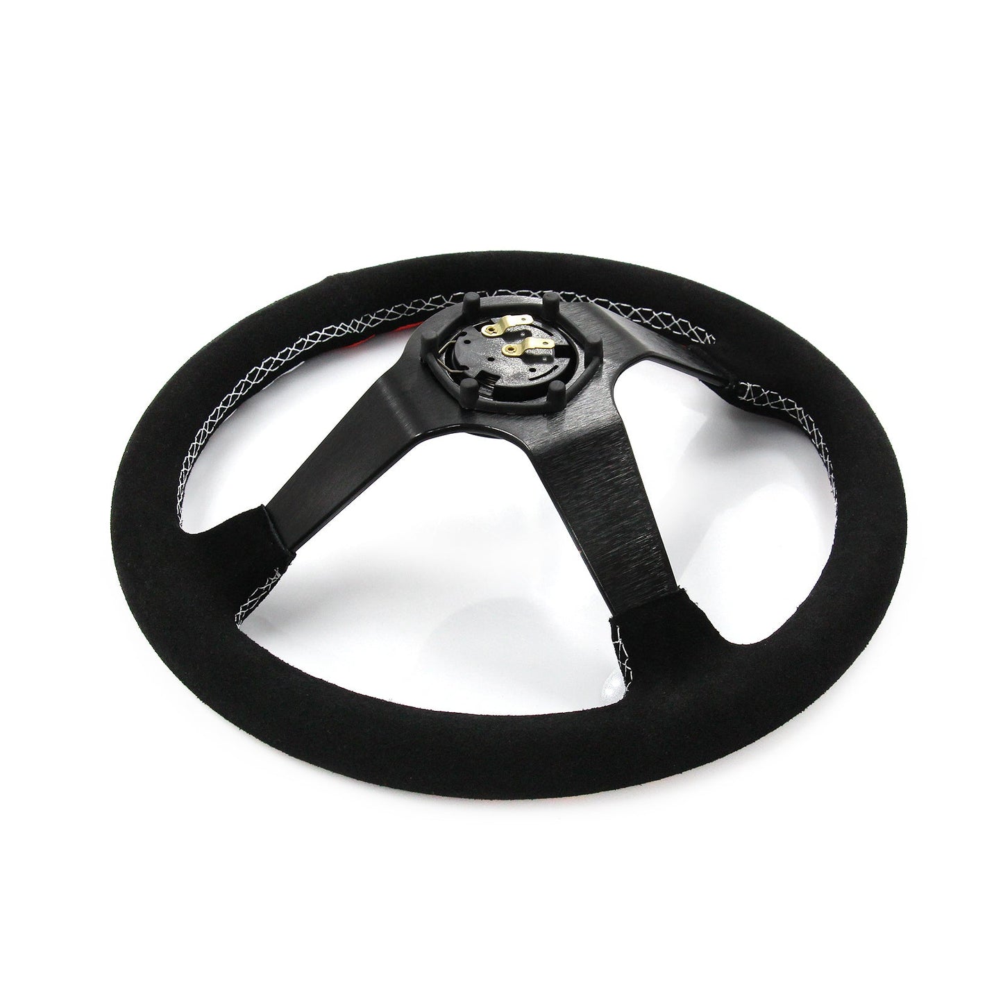 Have Faith 350mm Suede Steering Wheel Hub Adapter For Dodge GM Buick Chevy Vehicles