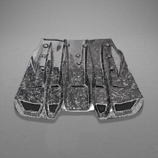 Porsche 991.2 GT3RS - Forged Carbon Fiber Engine Cover/Diffuser