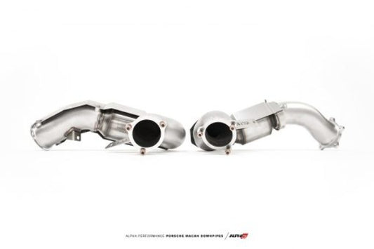 AMS Performance Porsche Macan 3.0L/3.6L Alpha Catted Downpipe Set (Twin Turbo V6 only) ALP.24.05.0001-1