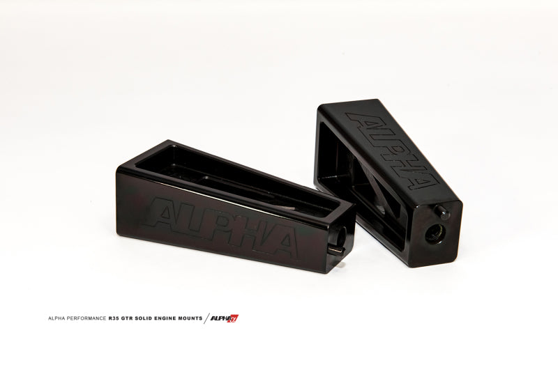 AMS Performance 2009+ Nissan GT-R R35 Alpha Race X Solid Motor Mounts ALP.07.03.0012-1