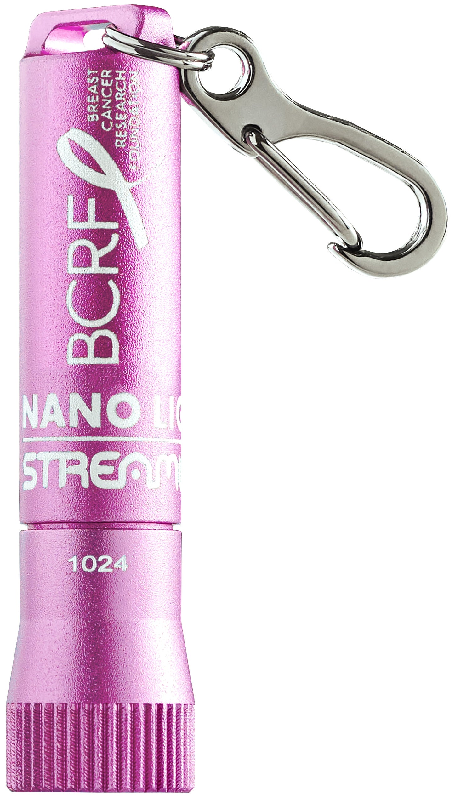 Streamlight BCRF Nano Light® II Miniature Keychain LED Flashlight Pink 73022