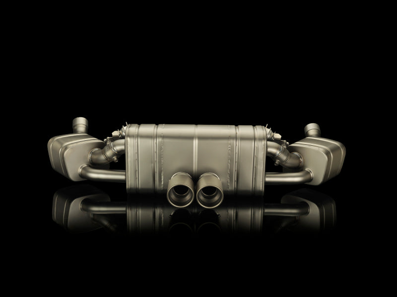 Akrapovic 12-15 Porsche Boxster (981) Slip-On Line (Titanium) w/ Titanium Tips S-PO981SO-HT/1