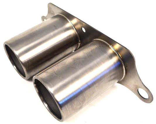 Agency Power Titanium Exhaust Brushed Tips Porsche 997 GT3 GT3RS 07-12 AP-997GT3-171TI