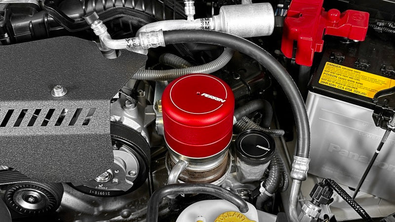 Perrin [15-25 WRX, 13-25 BRZ, 22-25 GR86] Oil Filter Cover Red | PSP-ENG-716RD