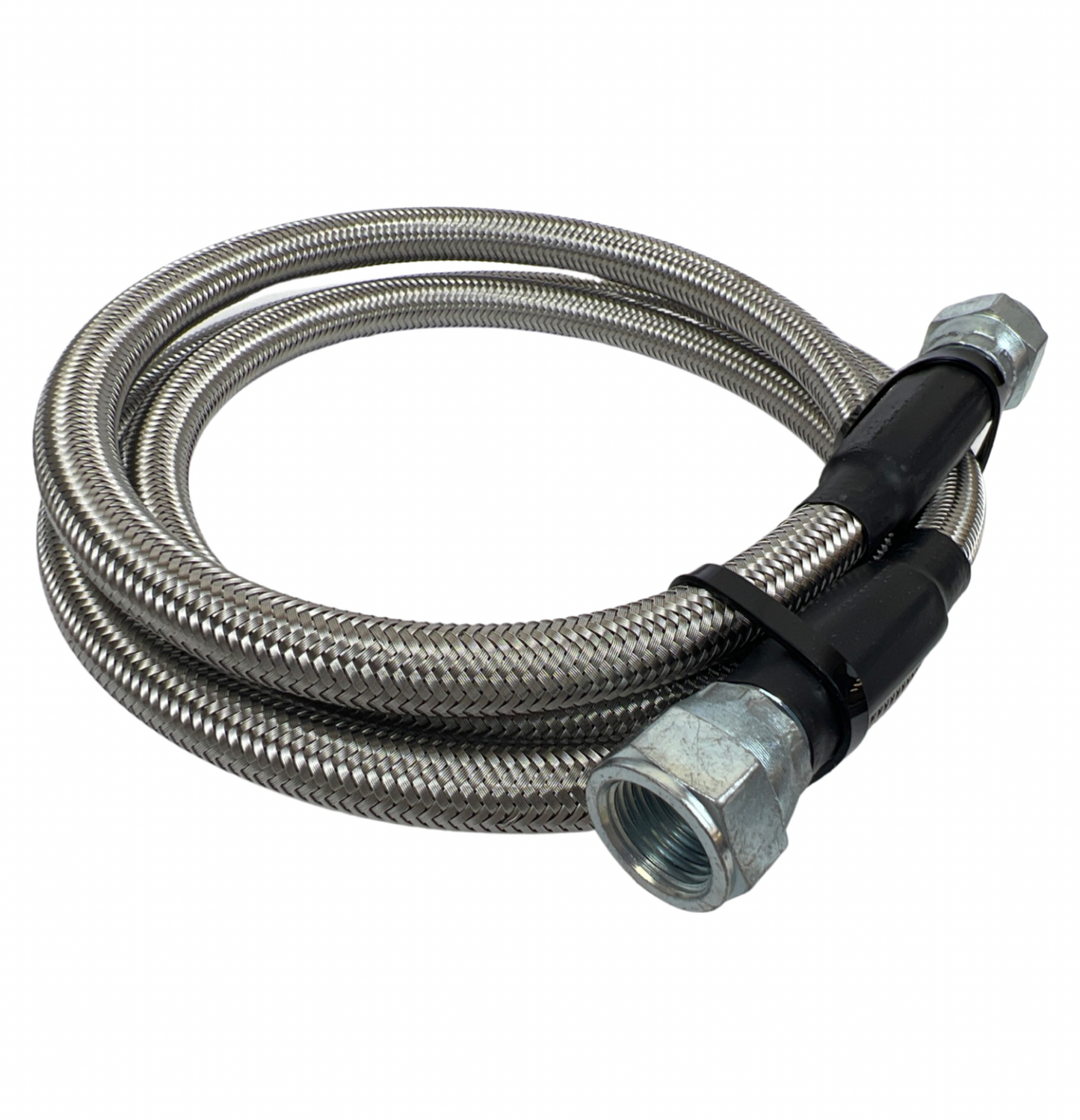 For GM Chevy 1996 &Newer 4L80E Flexible SS Braided Transmission Cooler Hose Line
