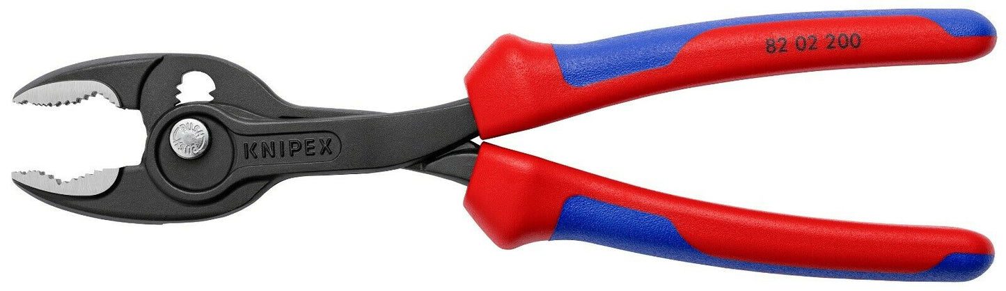 Knipex TwinGrip Slip Joint Pliers 8" 82 02 200