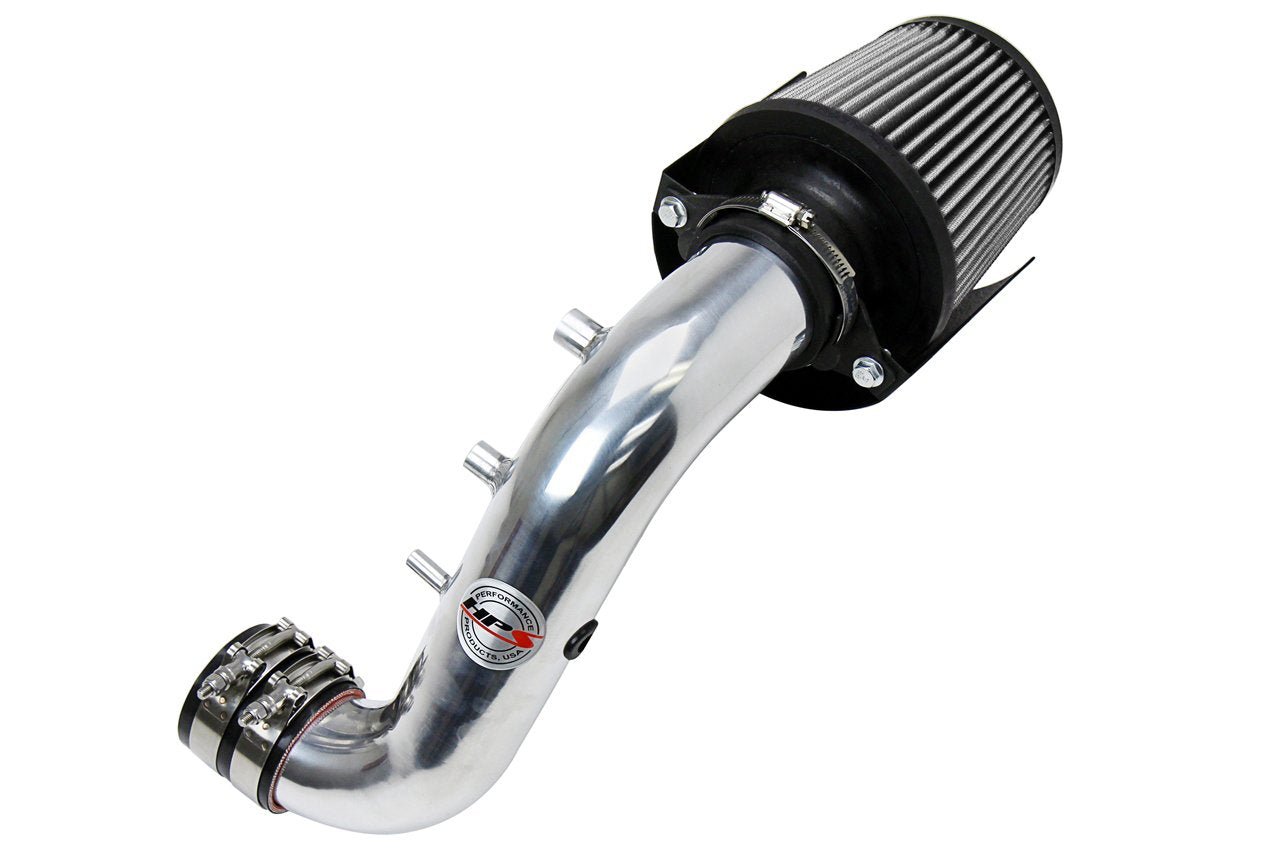 HPS Shortram Air Intake Kit 2002-2006 Acura RSX Type-S 2.0L, Includes Heat Shield, Polish
