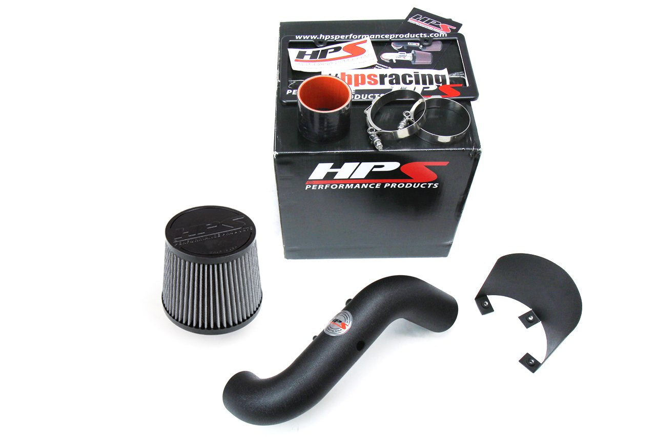 HPS Shortram Air Intake Kit 2002-2006 Acura RSX Type-S 2.0L, Includes Heat Shield, Black