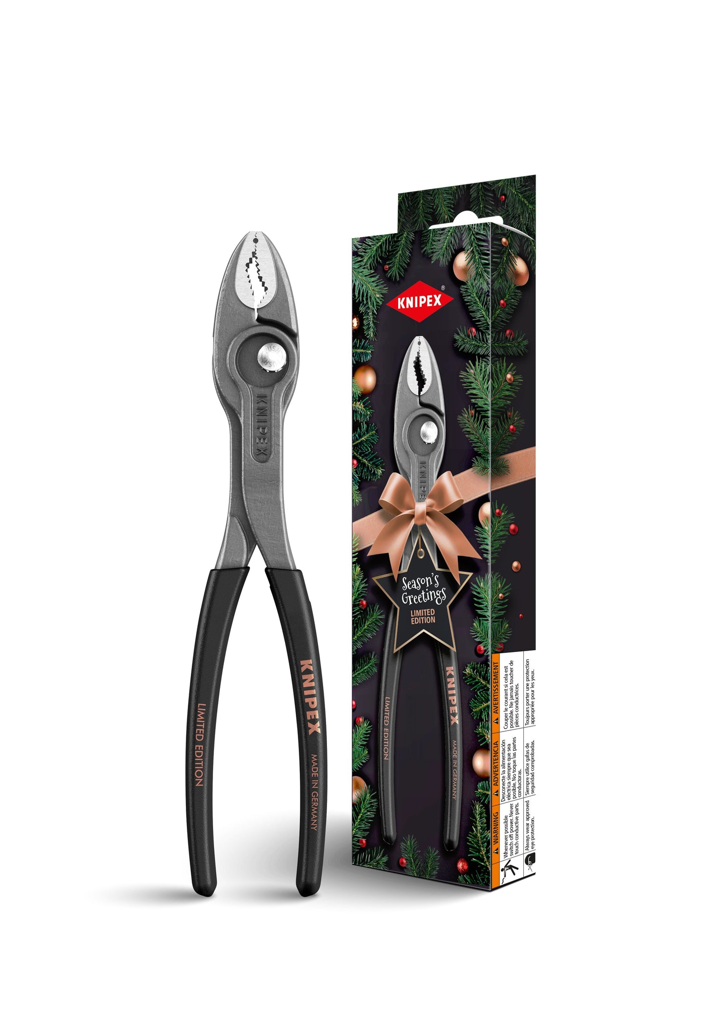 Knipex Limited Edition Holiday TwinGrip Slip Joint Pliers 8" 82 01 200 S02