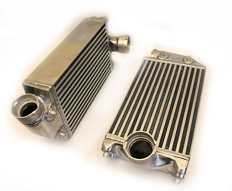 Agency Power AP 07-09 Porsche 997 TT High Flow Racing Intercoolers - Polished Aluminum AP-997TT-108