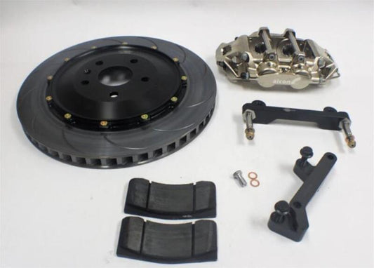 Alcon Pro-System 2015+ Audi/Volkswagen MQB Plated Calipers (CAR49) Brake Kit - Front BRK.200614