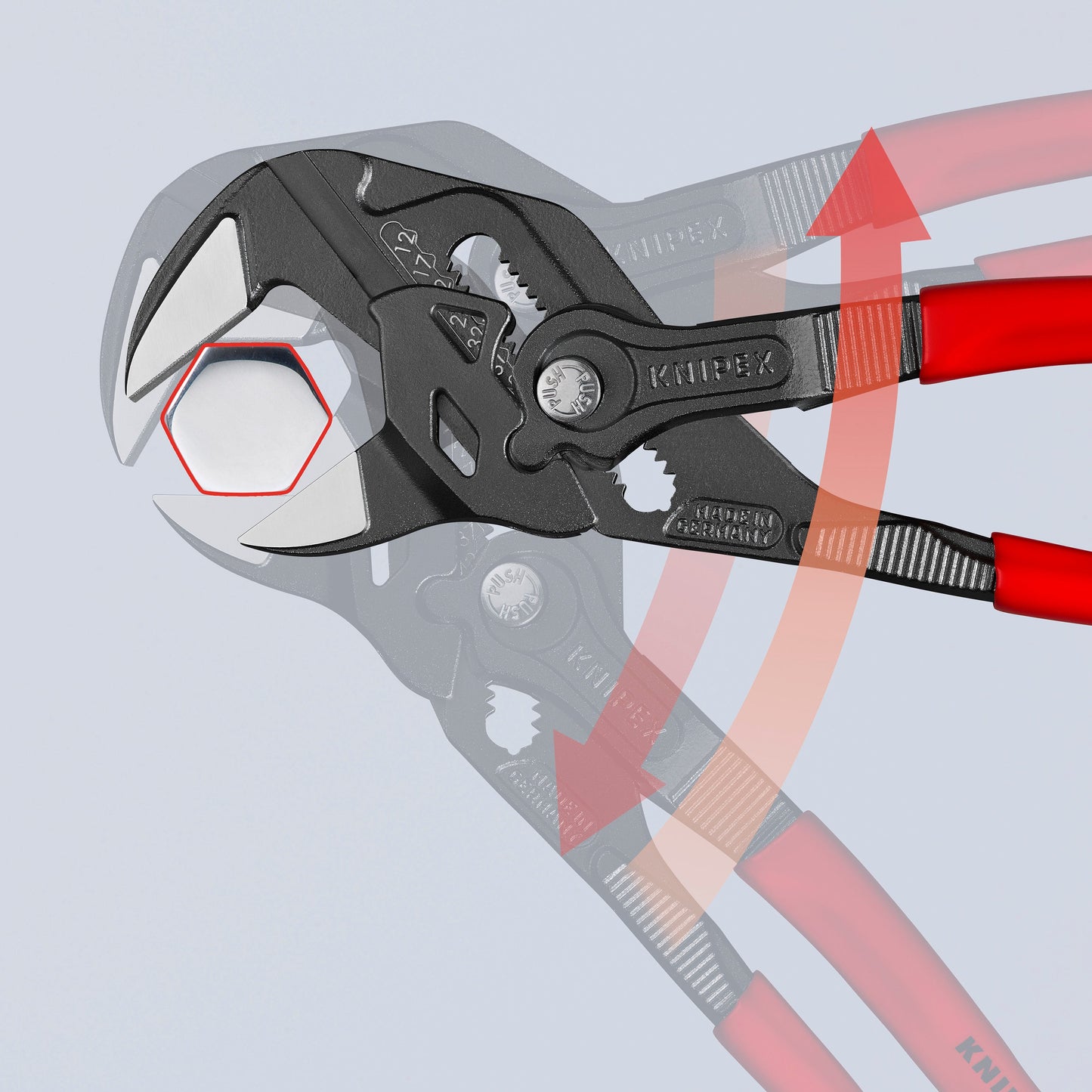 Knipex Pliers Wrench 7 1/4" 86 01 180