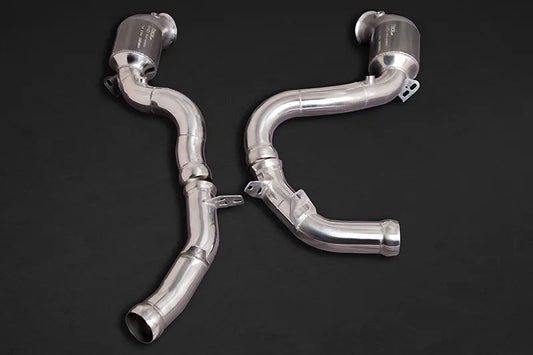 Mercedes AMG GLC63/S (X253) - Downpipes w 250 Cell Sport Cats