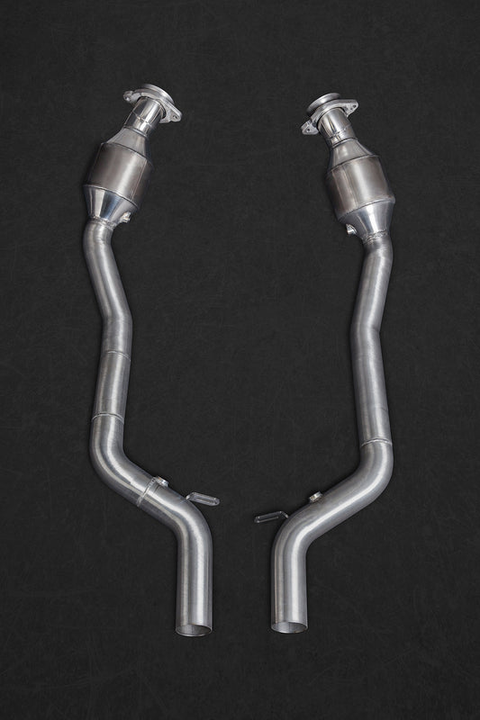 Jaguar F-Type V8S - Valved Exhaust, Sport Cats + X-Pipe (OE Actuators)