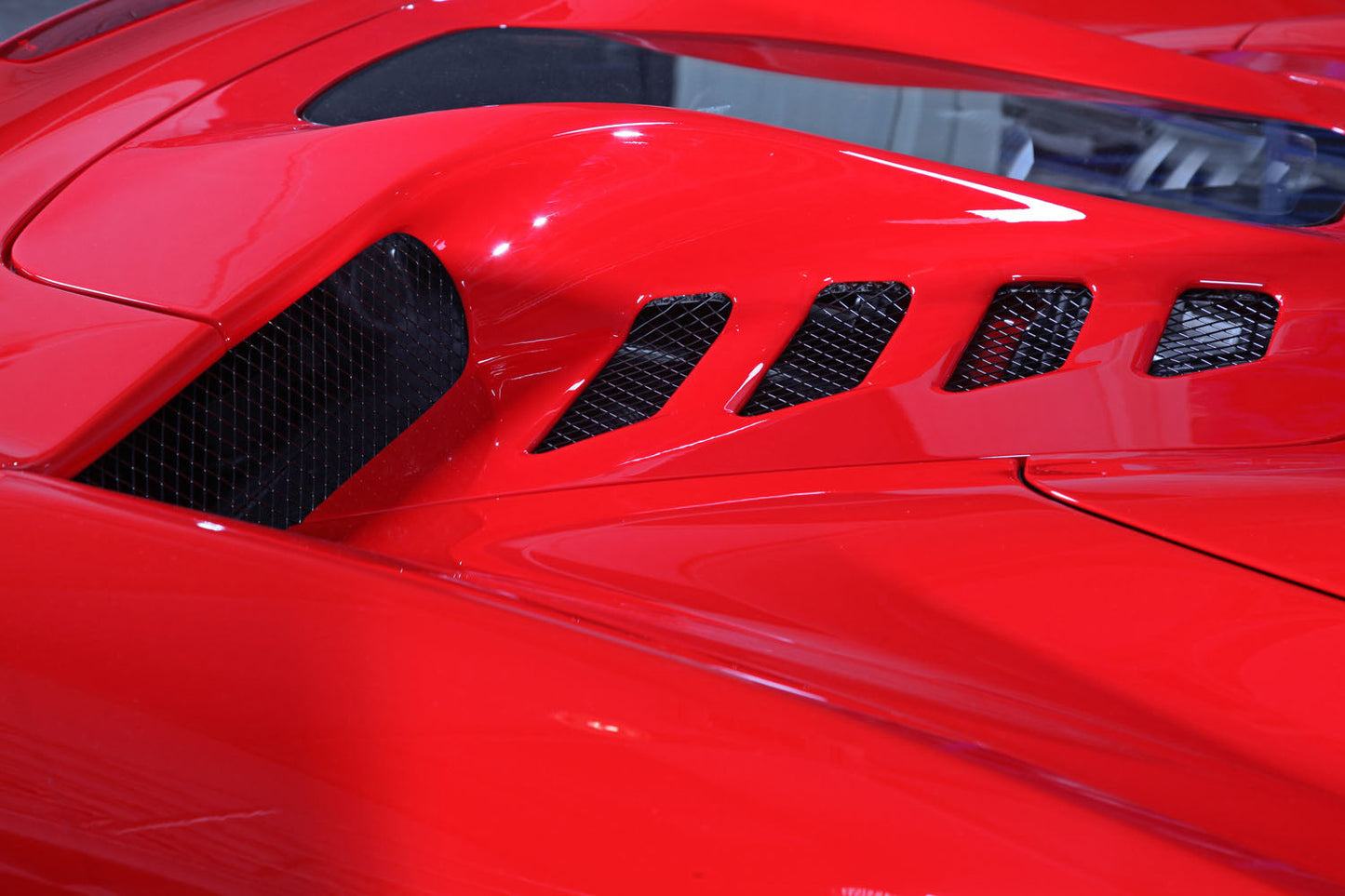 Ferrari 458 Spider - Carbon Fiber + Glass Bonnet (Raw)