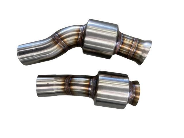 F87 BMW S55 M2 Competition Mid Pipe includes Active F-brace