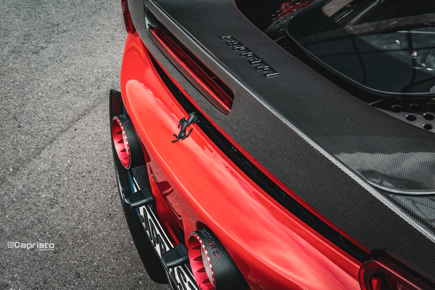 Ferrari SF90 - Carbon Fiber Rear Spoiler