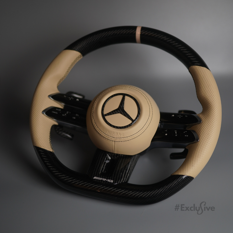 Mercedes Benz 2020+ AMG Models Custom Steering Wheel by Exclusive Steering