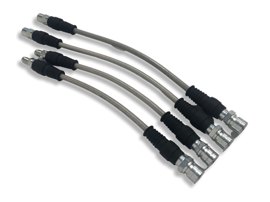 PMB Performance DirectFit Stainless-Steel Brake Lines - Set of 4 - 1964-68 Porsche 911/912