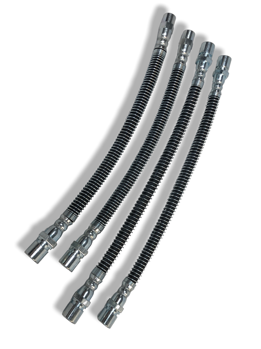 PMB Performance DirectFit Rubber Brake Lines - Set of 4 - 1989-94 Porsche 964