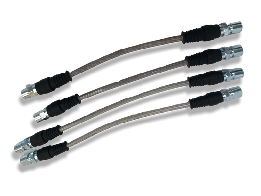 PMB Performance DirectFit Stainless-Steel Brake Lines - Set of 4 - 1989-94 Porsche 964