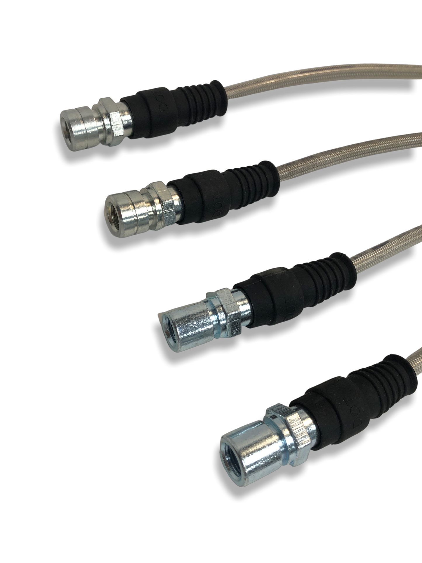 PMB Performance DirectFit Stainless-Steel Brake Lines - Set of 4 - 1994-96 Porsche 993