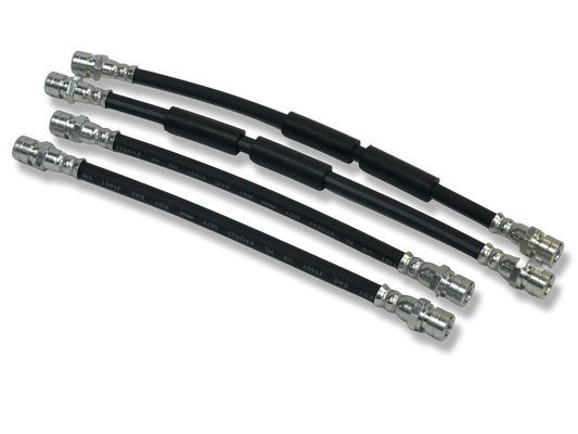 PMB Performance DirectFit Rubber Brake Lines - Set of 4 - 1973-76 Porsche 914-4