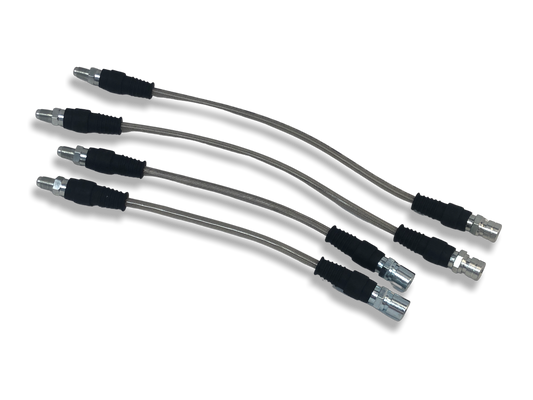 PMB Performance DirectFit Stainless-Steel Brake Lines - Set of 4 - 1978-86 Porsche 928