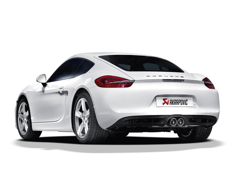Akrapovic 12-15 Porsche Boxster (981) Slip-On Line (Titanium) w/ Titanium Tips S-PO981SO-HT/1