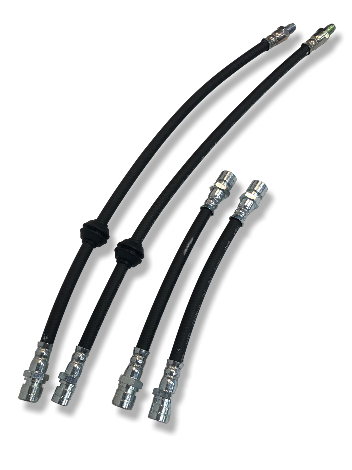 PMB Performance DirectFit Rubber Brake Lines - Set of 4 - 1976-89Porsche 924/944