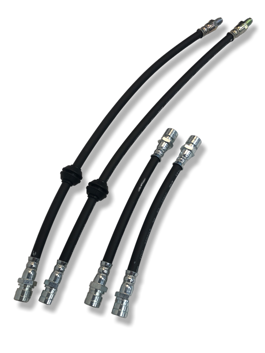 PMB Performance DirectFit Rubber Brake Lines - Set of 4 - 1976-89Porsche 924/944