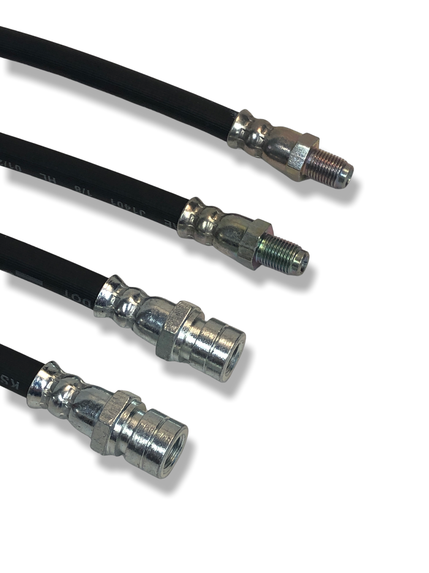 PMB Performance DirectFit Rubber Brake Lines - Set of 4 - 1976-89Porsche 924/944