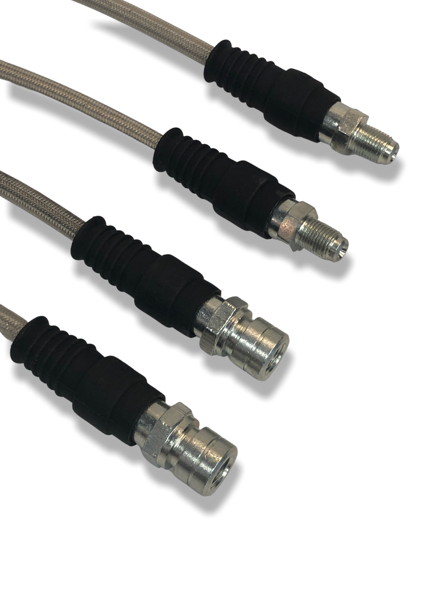 PMB Performance DirectFit Stainless-Steel Brake Lines - Set of 4 - 1976-89Porsche 924/944