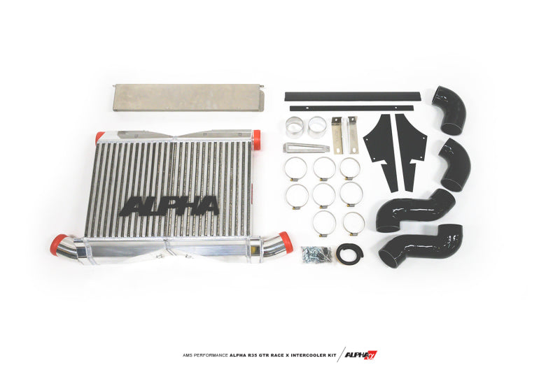 AMS Performance 09-11 Nissan GT-R Alpha Race X Front Mount Intercooler w/Logo ALP.07.09.0010-1