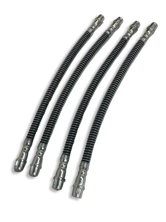 PMB Performance DirectFit Rubber Brake Lines - Set of 4 - 2016-22 Porsche Boxster/Spyder/Cayman