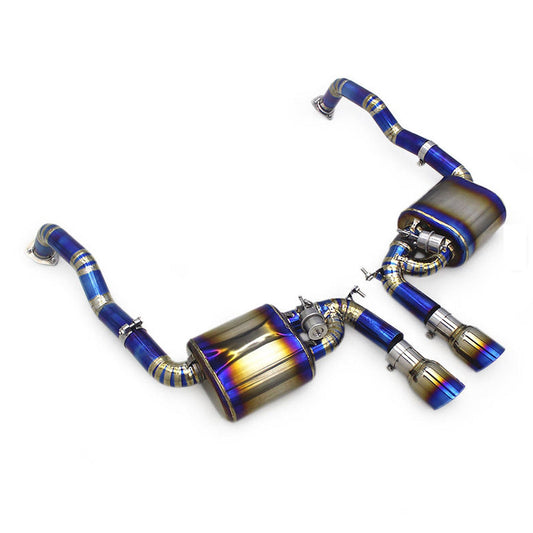 Titanium Valved Catback Exhaust for Porsche Boxster S Cayman S 987 987.1