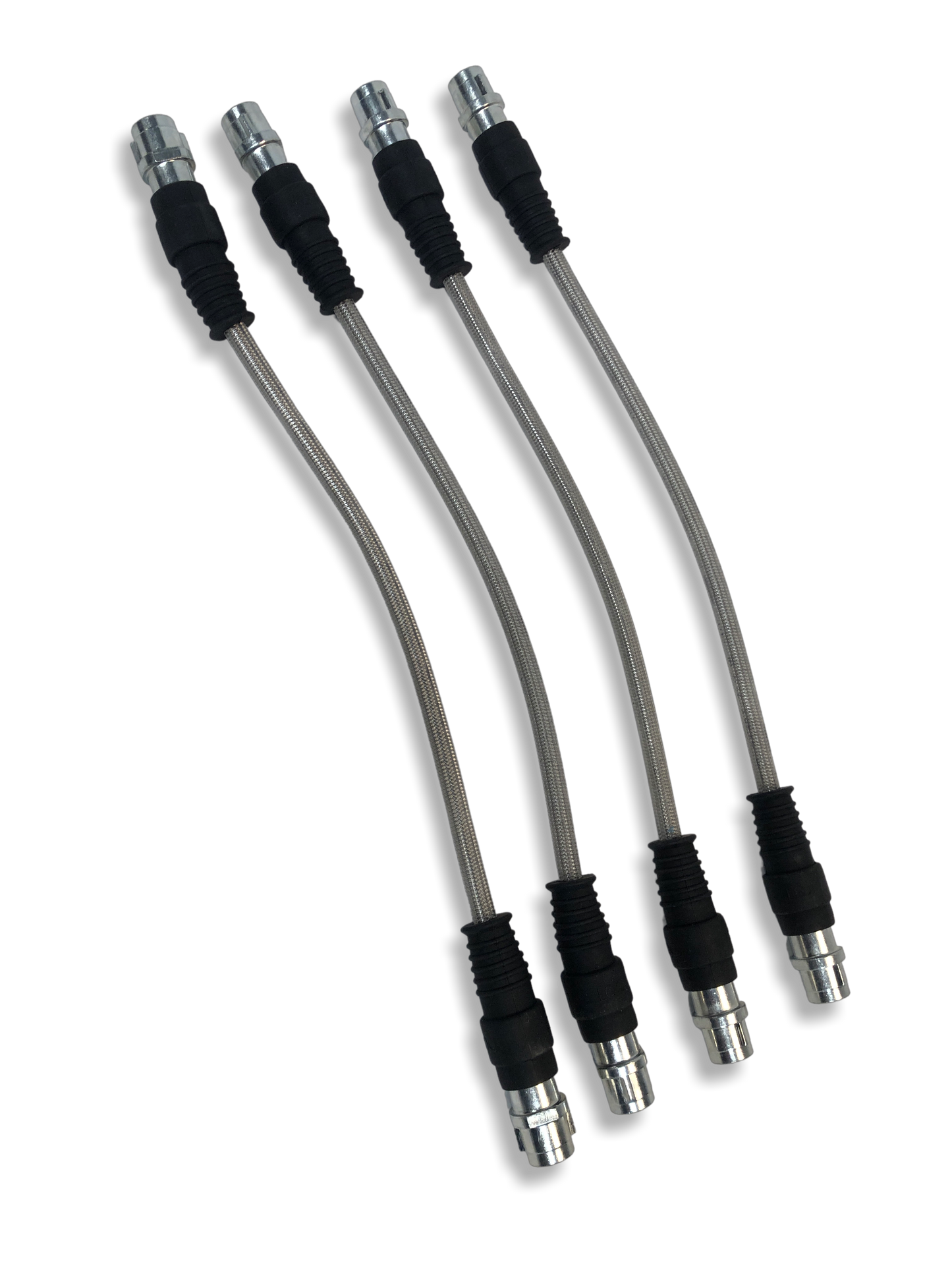 PMB Performance DirectFit Stainless-Steel Brake Lines - Set of 4 - 2005-12 Porsche Boxster/Cayman