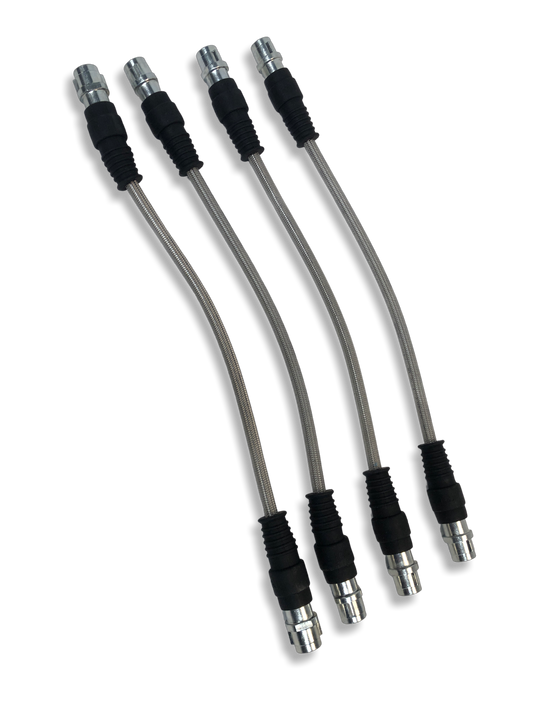 PMB Performance DirectFit Stainless-Steel Brake Lines - Set of 4 - 2017-Present 991/GT3