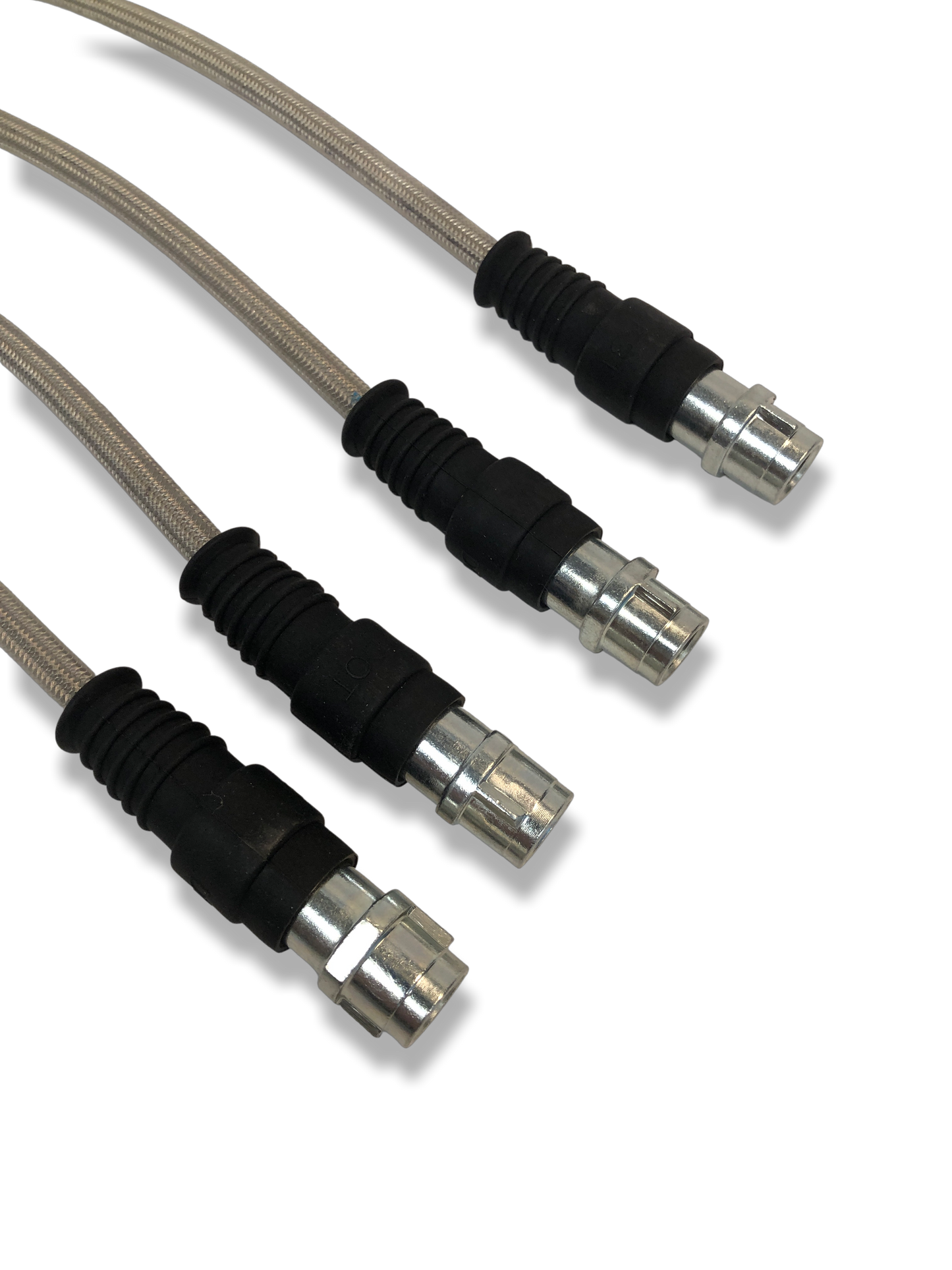 PMB Performance DirectFit Stainless-Steel Brake Lines - Set of 4 - 2005-12 Porsche Boxster/Cayman