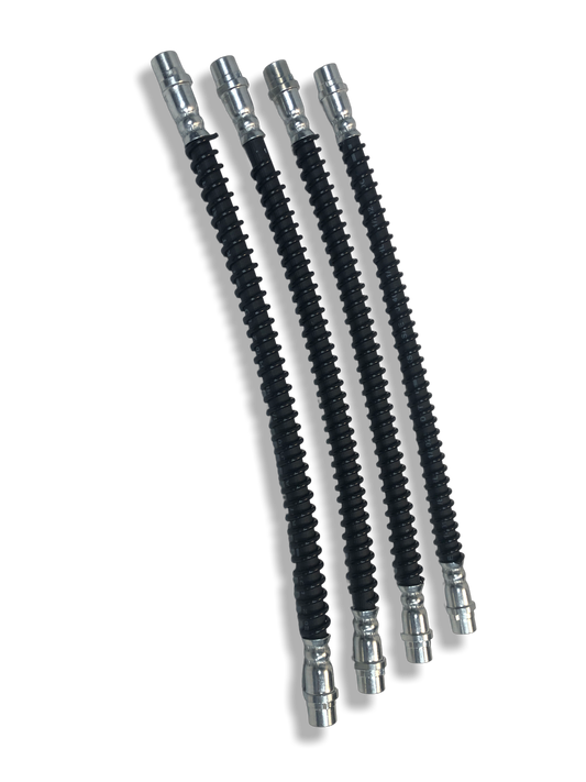 PMB Performance DirectFit Rubber Brake Lines - Set of 4 - 2012-16 Porsche 991