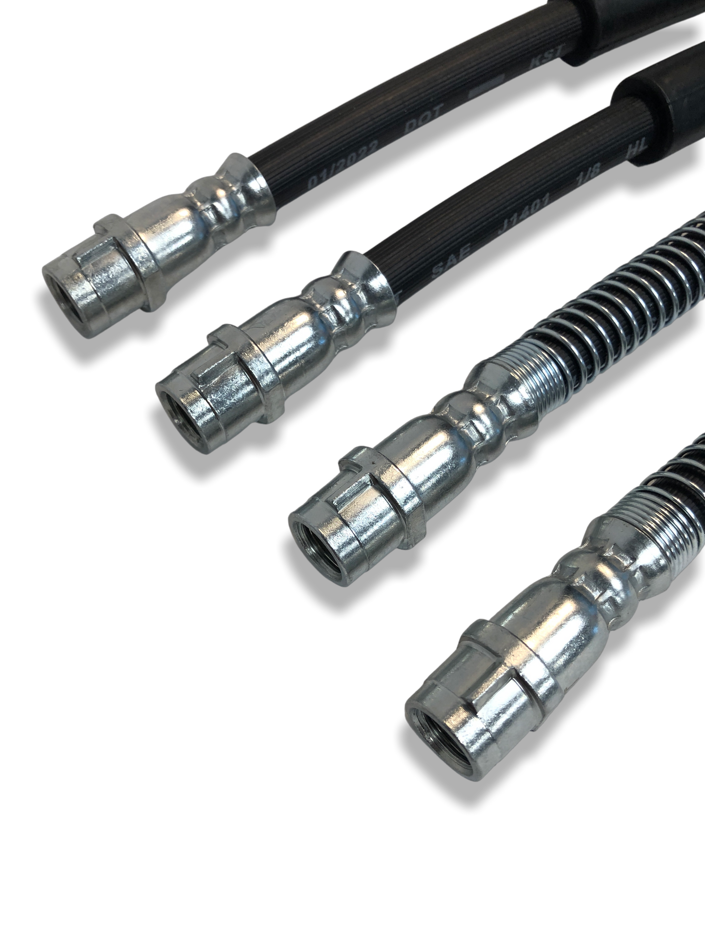 PMB Performance DirectFit Rubber Brake Lines - Set of 4 - 2017-Present Porsche 991/GT3
