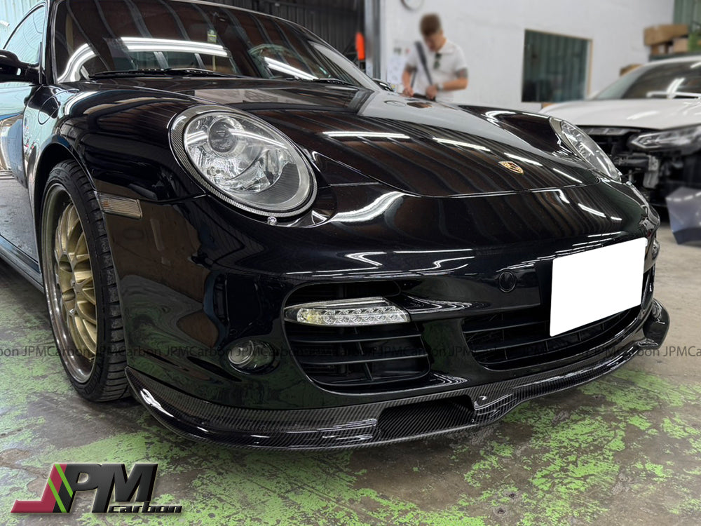 [JPMCarbon] JPM R1 Carbon Fiber Front Lip Fits For 2006-2012 Porsche 911 997 Turbo Only