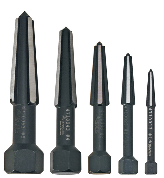 Knipex Size 1-5 Screw Extractor Set 5 Pieces 9R 471 904 3